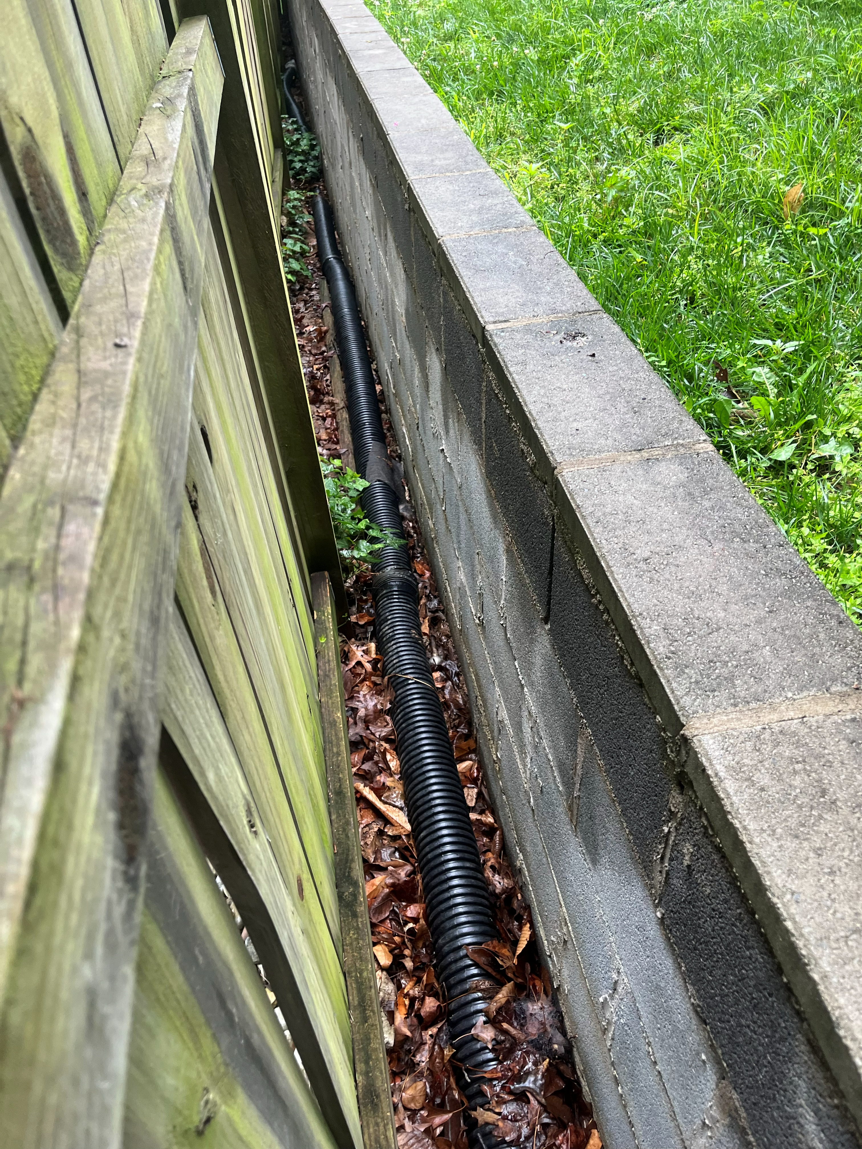 Drainage & Retaining Walls work example 1